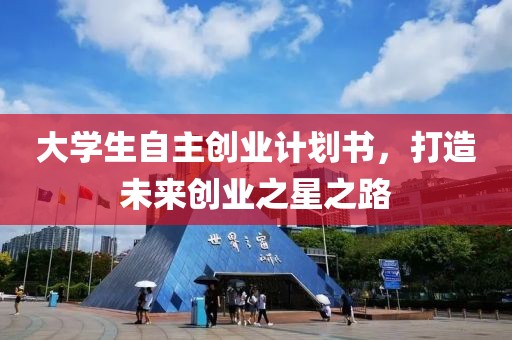 大学生自主创业计划书，打造未来创业之星之路