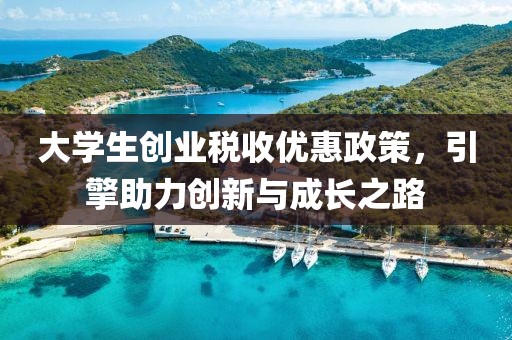 大学生创业税收优惠政策，引擎助力创新与成长之路