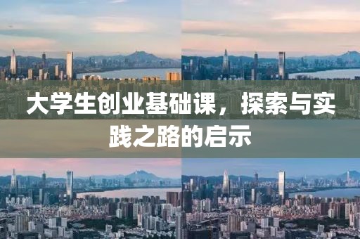 大学生创业基础课，探索与实践之路的启示