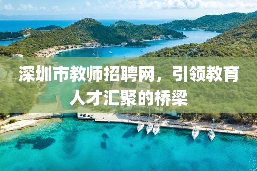 深圳市教师招聘网，引领教育人才汇聚的桥梁