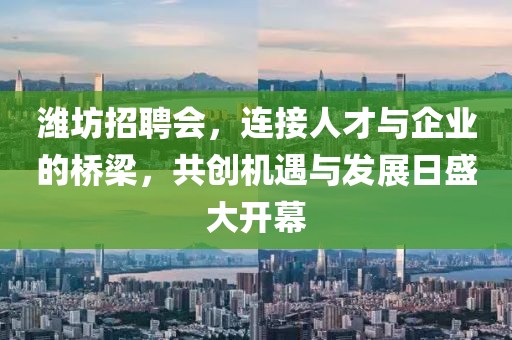 潍坊招聘会，连接人才与企业的桥梁，共创机遇与发展日盛大开幕