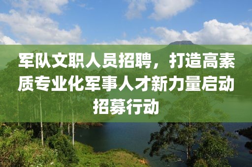 军队文职人员招聘，打造高素质专业化军事人才新力量启动招募行动