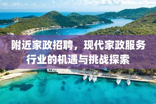 附近家政招聘，现代家政服务行业的机遇与挑战探索