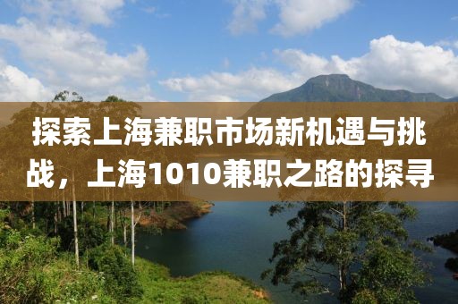 探索上海兼职市场新机遇与挑战，上海1010兼职之路的探寻